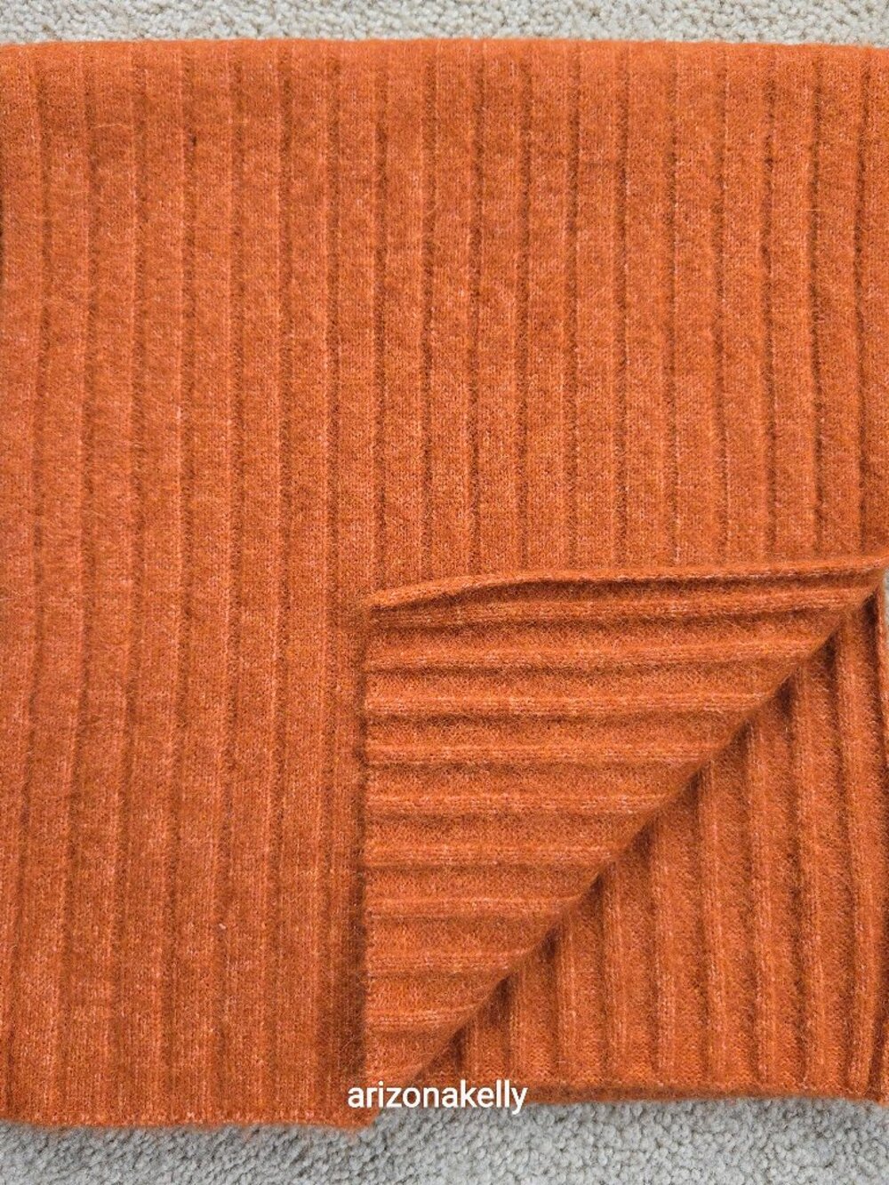 NWOT Ribbed Scarf Cashmere Angora Alpaca